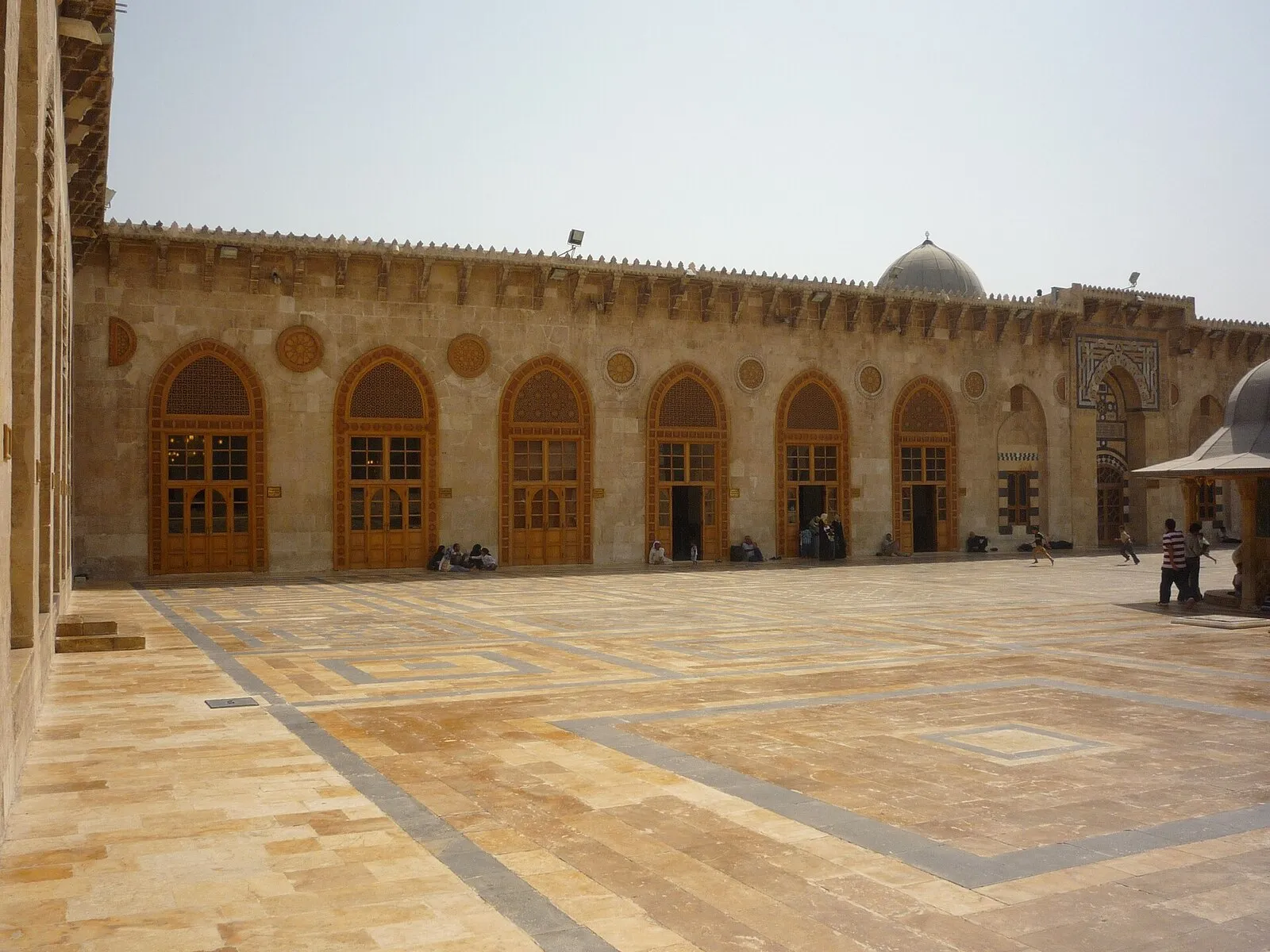 Courtyard of the Great Mosque of Aleppo